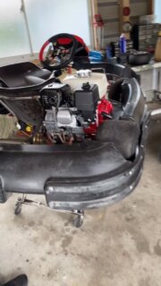 レンタルカート35号車にホンダGX200新エンジン搭載！
コレでメインのレンタルカート10台中9台はGXとなりました。