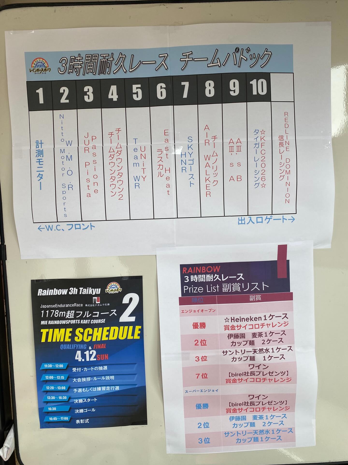 🔵🔴今週末のご案内🌈

🔵4月11日(土)
バイク＆レンタルカート
⚠️貸切10:00-11:00
⚠️持込カートは走行できません

🔴4月12日(日)
《《　3時間耐久レース開催❗️》》
超フルコース、超満員御礼㊗️
⚠️レンタルカートは午前と17時〜