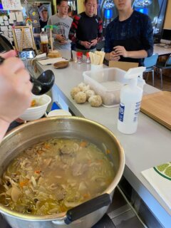 日曜日の
《　猪汁走行会🐗　》
たくさんのお客様にご賞味いただきました😋

大好評だったので、また来年もやりたいな🌈👍